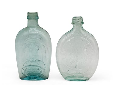 19th C. Baltimore and Pittsburgh Glass Flasks