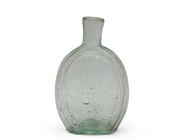 General Taylor Never Surrenders Glass Flask