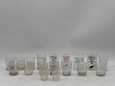 Collection of Delaware Advertising Shot Glasses