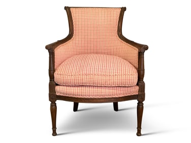 Antique French Louis XVI-style Bergère