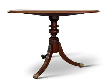 Regency Mahogany Tilt-Top Tea Table