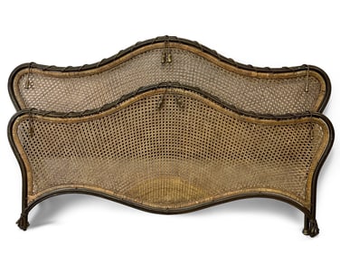 Decorator French-style Caned Bed