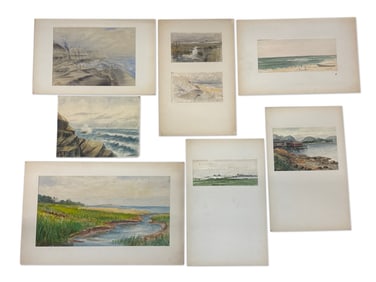 Six Hermann Faber Watercolors