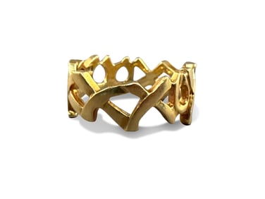 Paloma Picasso Tiffany & Co. 18K Gold XO Ring