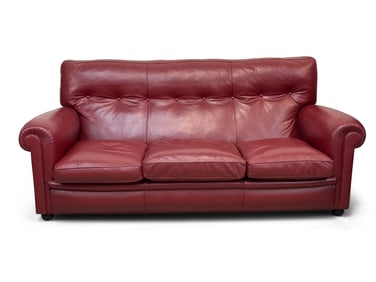 Poltrona Frau Edoardo Leather Sofa