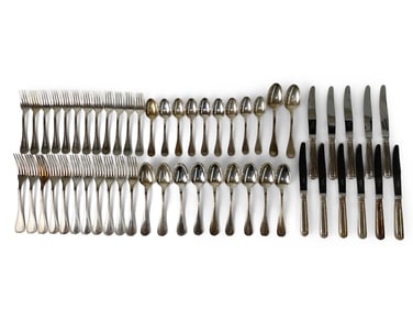Christofle Malmaison 54-pc. Silverplate Flatware Service