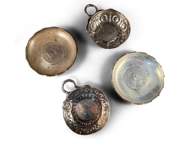 Four Silver Wine Tasters