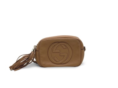 Gucci Pebbled Calfskin Soho Disco Purse