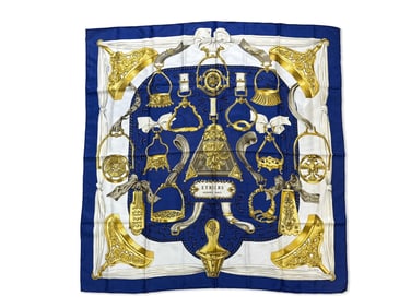 Hermès Equestrian Silk Scarf