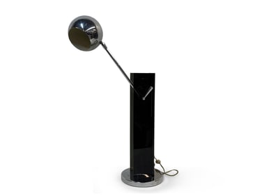Sonneman-style Chrome & Lucite Eyeball Lamp