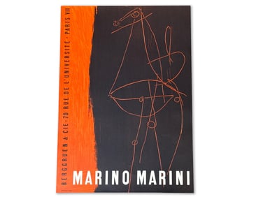 Marino Marini Lithograph Poster