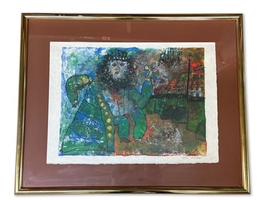 Theo Tobiasse Lithograph: King Solomon