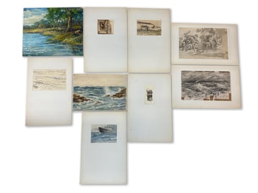 Nine Hermann Faber Oils & Illustrations