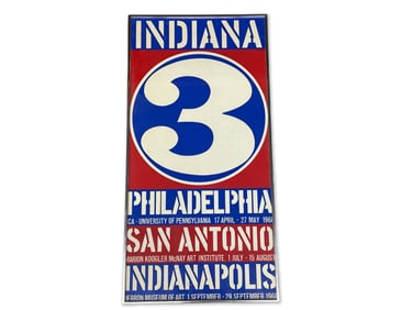 Robert Indiana Hemisfair Exhibition Poster