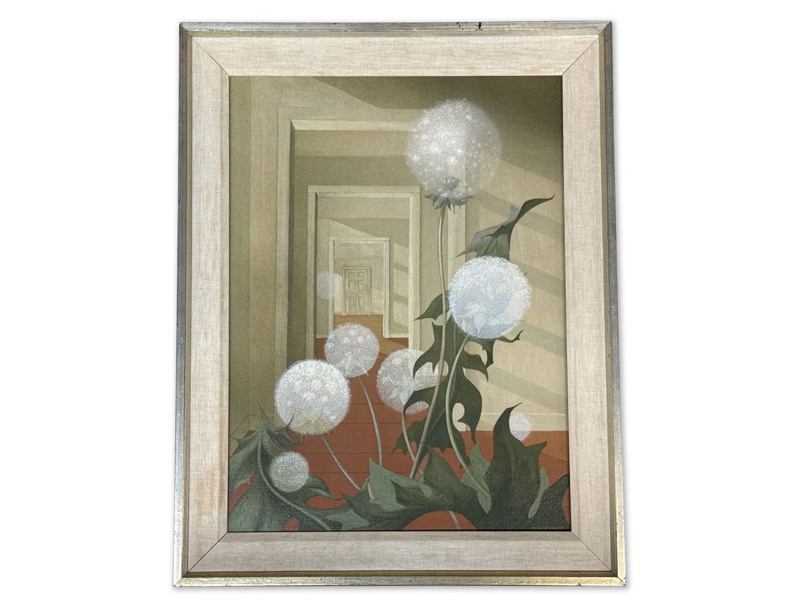 Robert "Bobby" Bushong Oil/Panel: The Visitors (1 of 6)