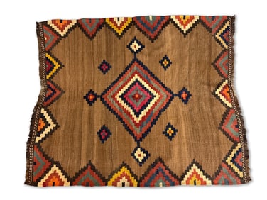 Varamin Kilim Area Carpet, 5ft 5in x 4ft 6in