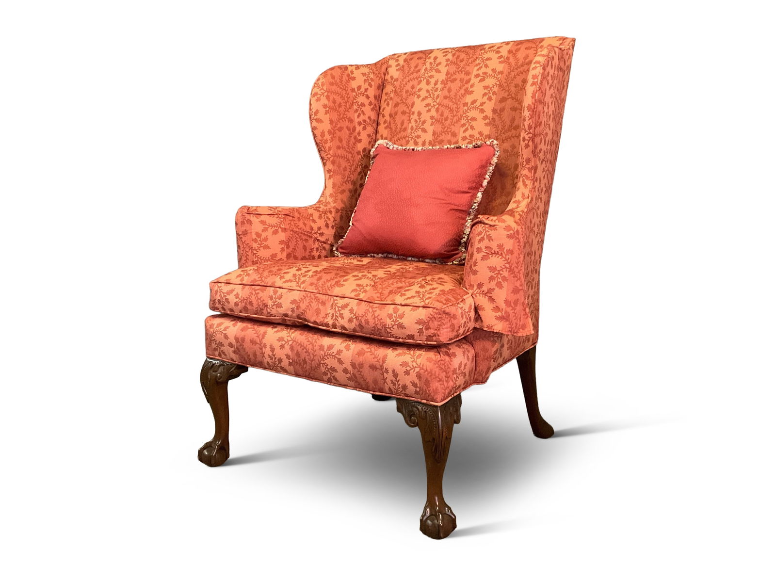 Kittinger Williamsburg Upholstered Wing Chair (1 of 6)