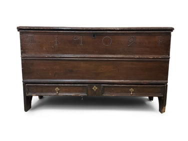 Dated 1709 Blanket Chest