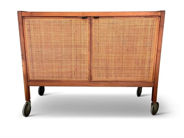 Jack Cartwright Walnut Bar Cart
