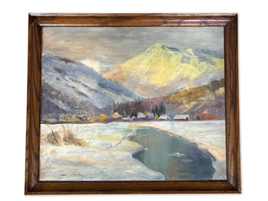 William Clark Pastel/Board: Winter Landscape