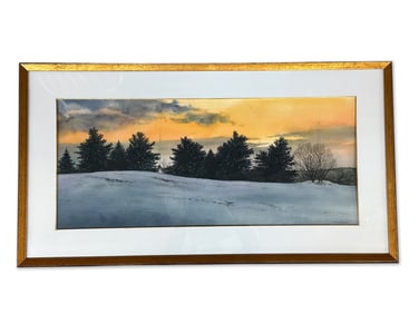 Richard Bollinger Watercolor/Paper: Landscape