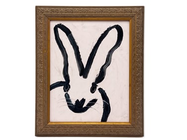 Hunt Slonem Oil/Board: Rabbit