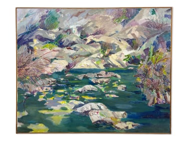 Ronnell Douglass Large Format Oil/Canvas: Landscape
