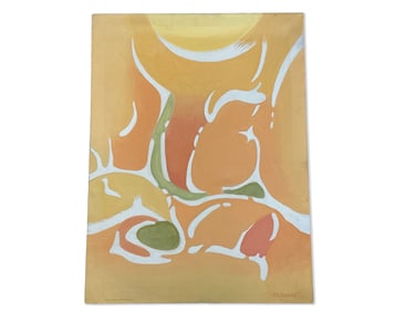 Helen L. Roberts Oil/Canvas: Abstract