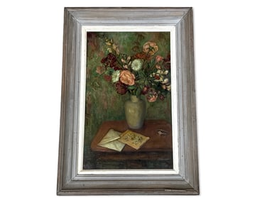 Helen L. Roberts. Oil/Canvas: Mixed Bouquet