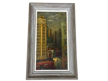 Helen L. Roberts Oil/Canvas: City Oasis