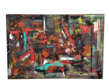 Denis Sakelson Oil/Canvas: Abstract