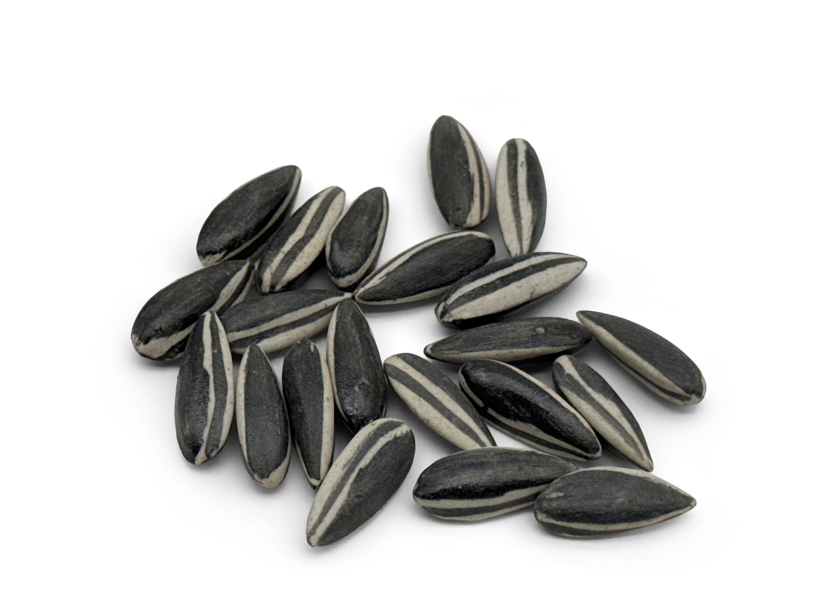 Attrib. Ai Weiwei Painted Porcelain Sunflower Seeds: A grouping of 21 hand-painted porcelain sunflower seeds attributed to Ai Weiwei (China, B. 1957), produced for the installation Kui Hua Zi at Tate Modern. Unmarked. Each seed: approx. 1/2in wide. | Yo