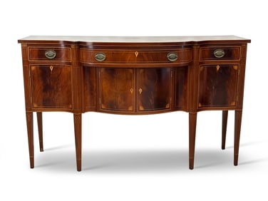 Percy Feldenkreis Signed Federal-style Sideboard