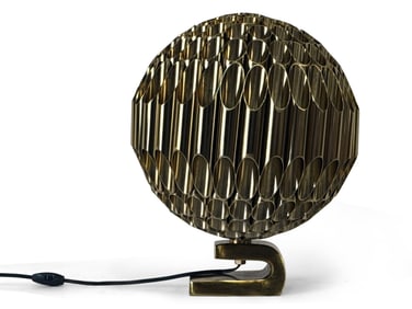 Michel Armand-style Bronze Ruche Orb Lamp
