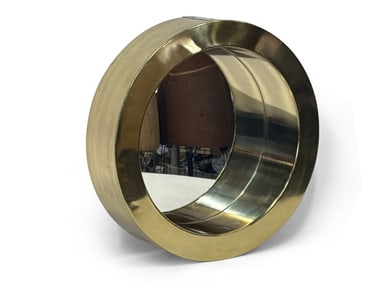 C. Jere-style Brass Porthole Wall Mirror