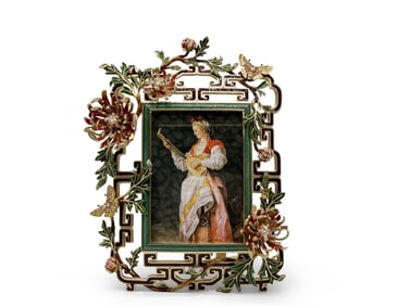 Jay Strongwater Pauline Chrysanthemum Frame