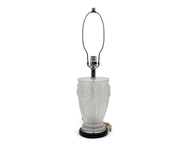 Verlys Art Deco Crystal Table Lamp