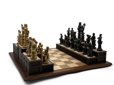 House of Staunton Approach the Bench Chess Set