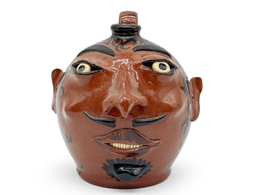 Nolde Forest Pottery Grotesque Face Jug