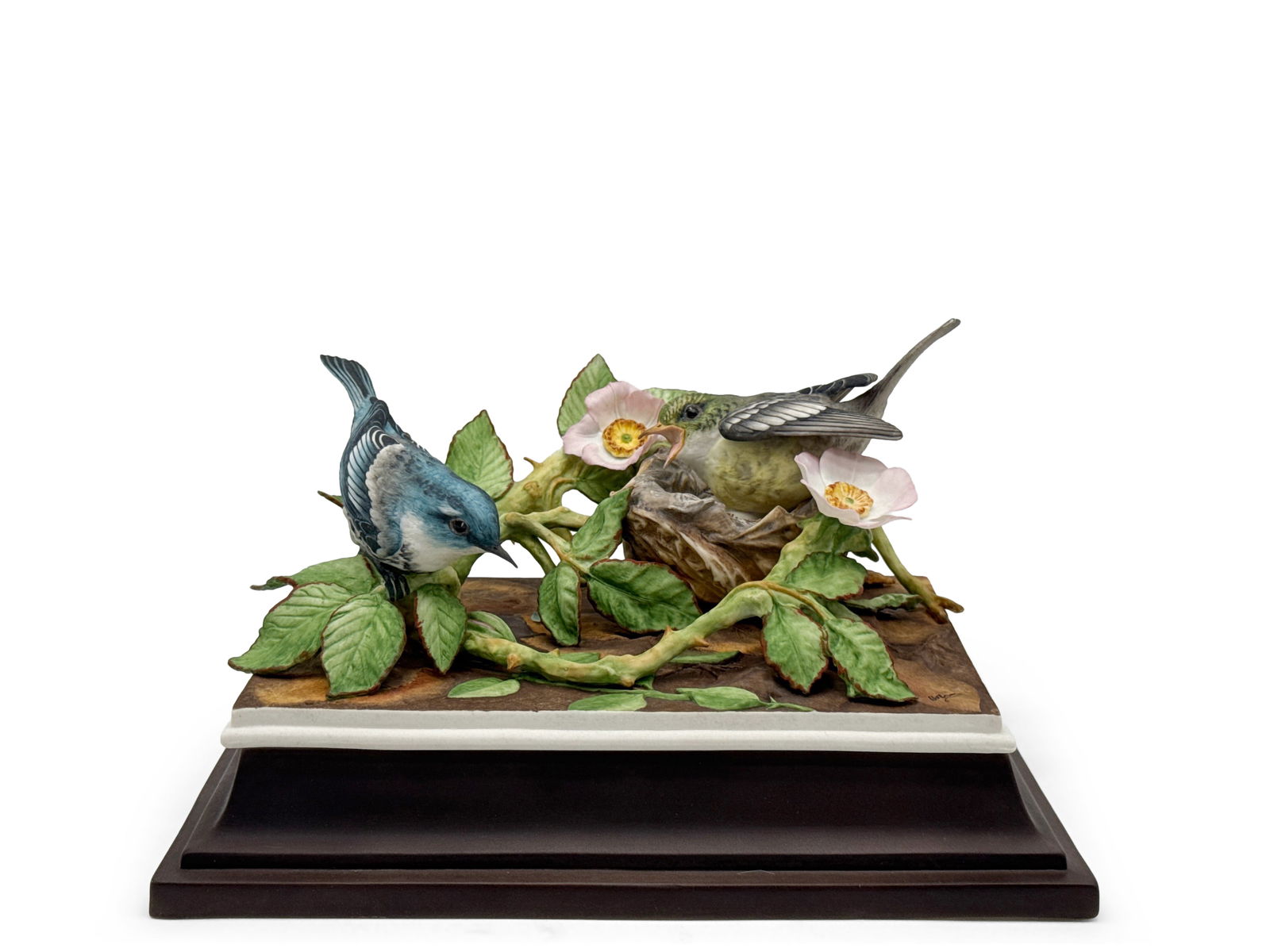 Boehm Porcelain Cerulean Warblers Landscape (1 of 7)