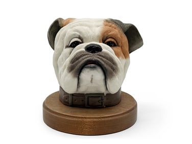 Boehm Porcelain Bulldog Figurine