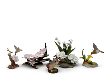 Five Boehm Porcelain Figurines