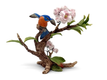 Boehm Bluebird Cherry Blossom Figurine