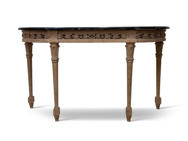 Italian Neoclassical-style Demilune Console Table