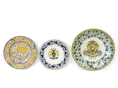Three Italian Faience Porcelain Tablewares
