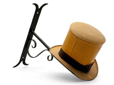 Iron Hatmaker's Trade Sign