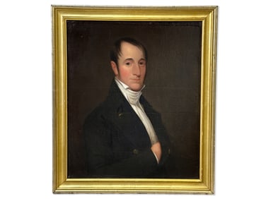 Oil/Canvas: Portrait of a Gentleman