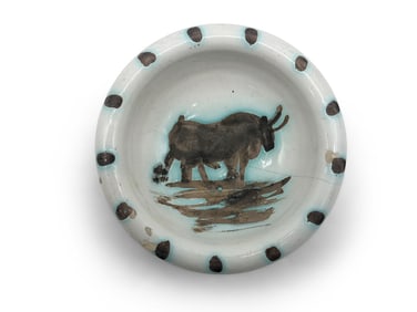 Pablo Picasso Madoura Bull Ashtray