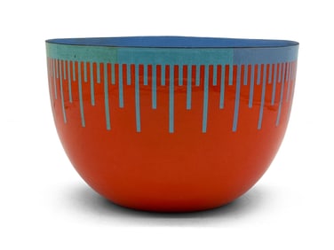 Richard Anuszkiewicz Enameled Bowl