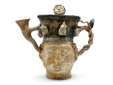 Arnie Zimmerman Large Face Teapot